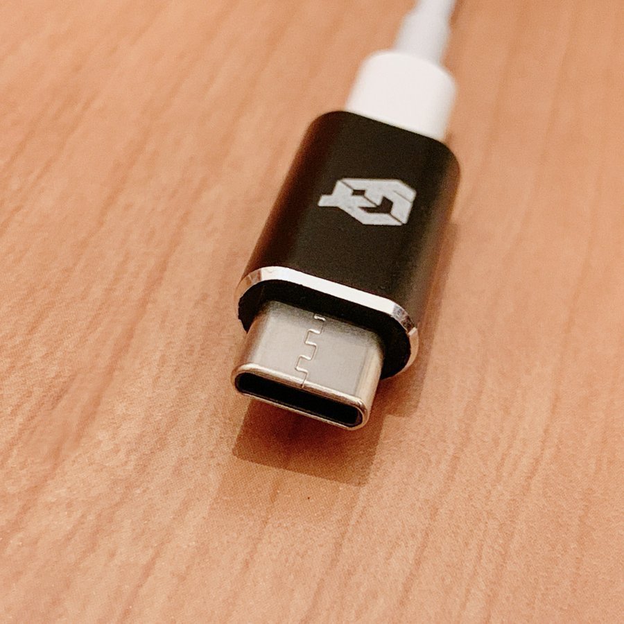 iPhone для подсветка кабель - USB Type C терминал . изменение делать адаптор x3 [ серебряный ]