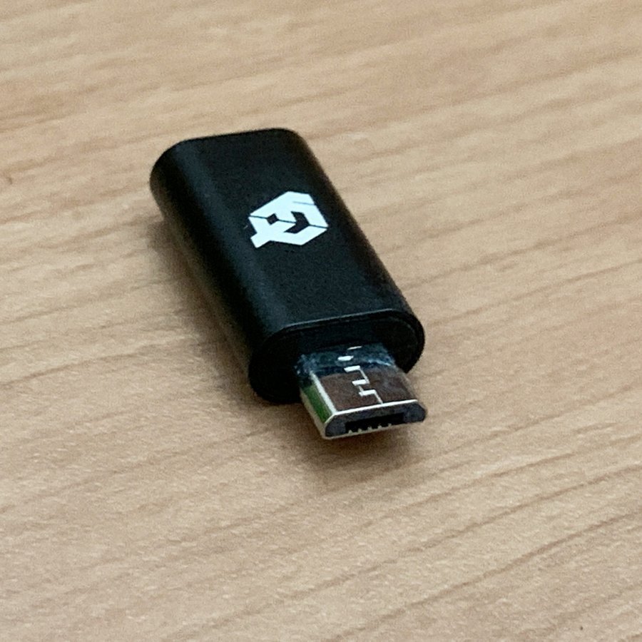 iPhone для подсветка кабель - микро USB терминал . конверсионный адаптор x3 шт [ черный ]