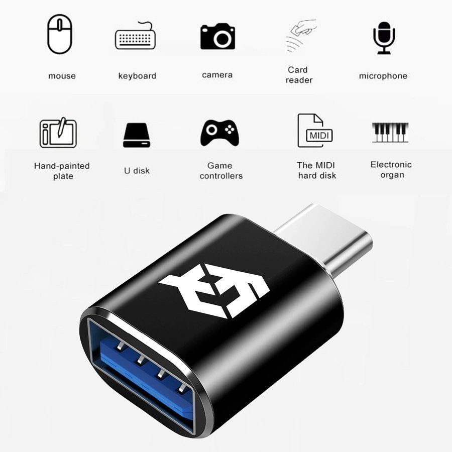 [OTG соответствует ] Type-C для Type-C терминал .USB изменение цвет ..USB оборудование . смартфон . подключение возможно супер-легкий универсальный адаптор x1 [ серебряный ]