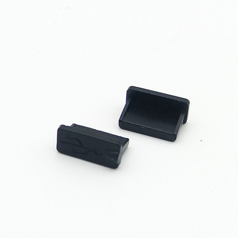 USB коннектор покрытие терминал покрытие защитный корпус колпак цвет черный 5 шт. комплект 