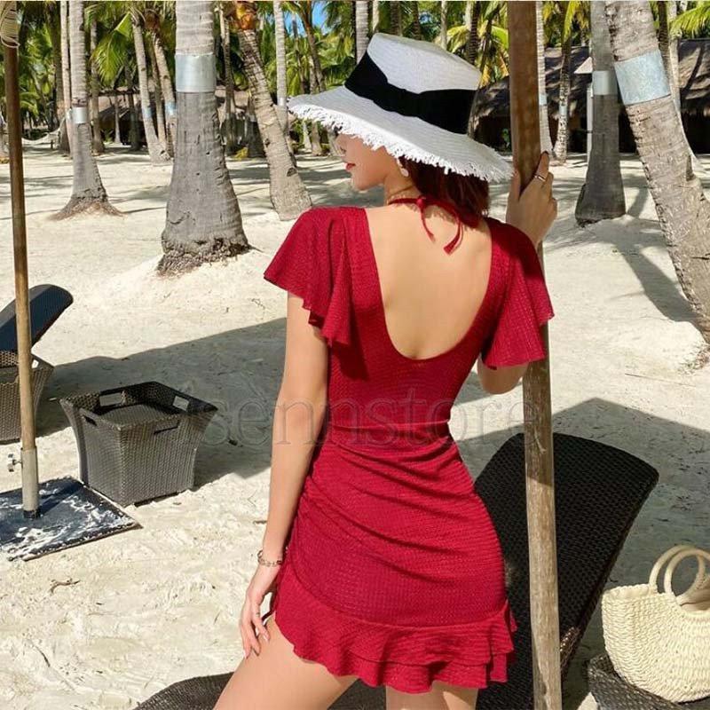  женский купальный костюм One-piece купальный костюм body type покрытие Mrs. мама купальный костюм взрослый грудь ... тросик ввод все в одном шорты в одном корпусе море пляж 