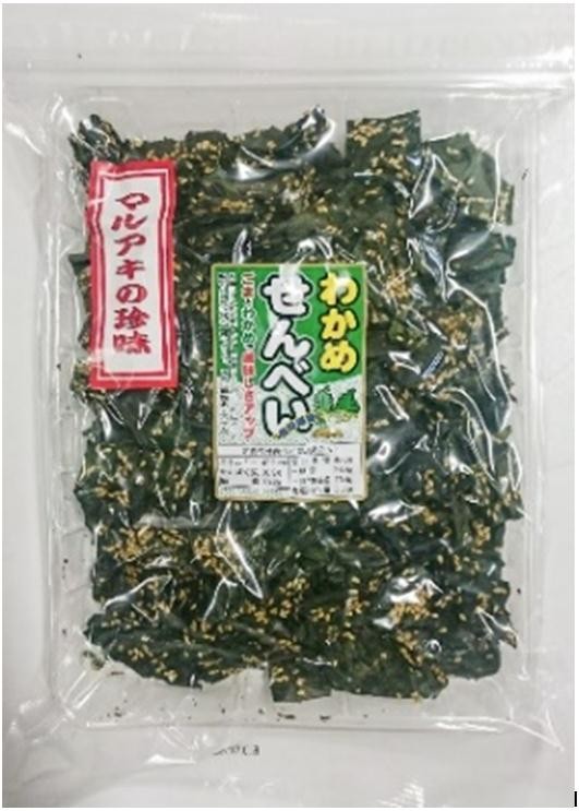 津田海苔店 わかめせんべい 80g×1袋の商品画像