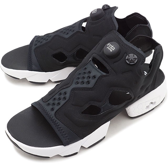 新品 リーボック DV9699 インスタポンプフューリー サンダル 25cm 黒 インスタポンプフューリー サンダル ジップ / INSTAPUMP FURY