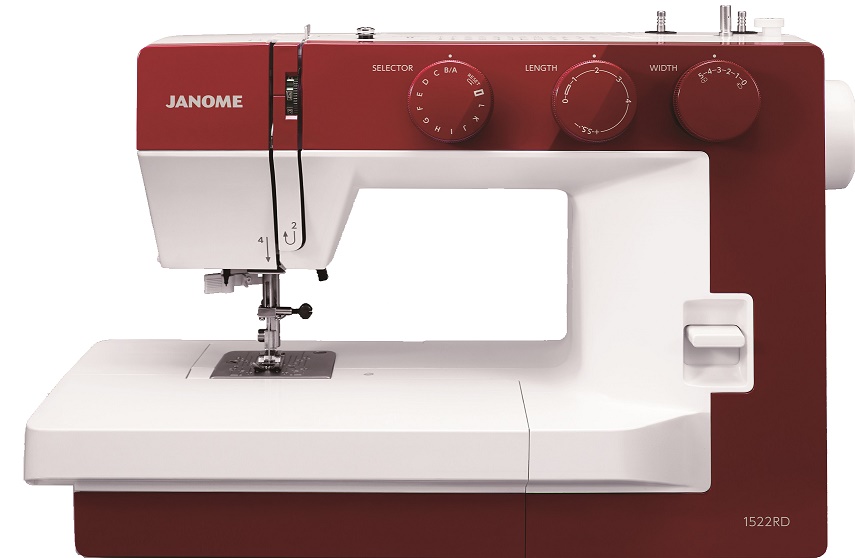 JANOME ミシン （レッド） 1522RDの商品画像