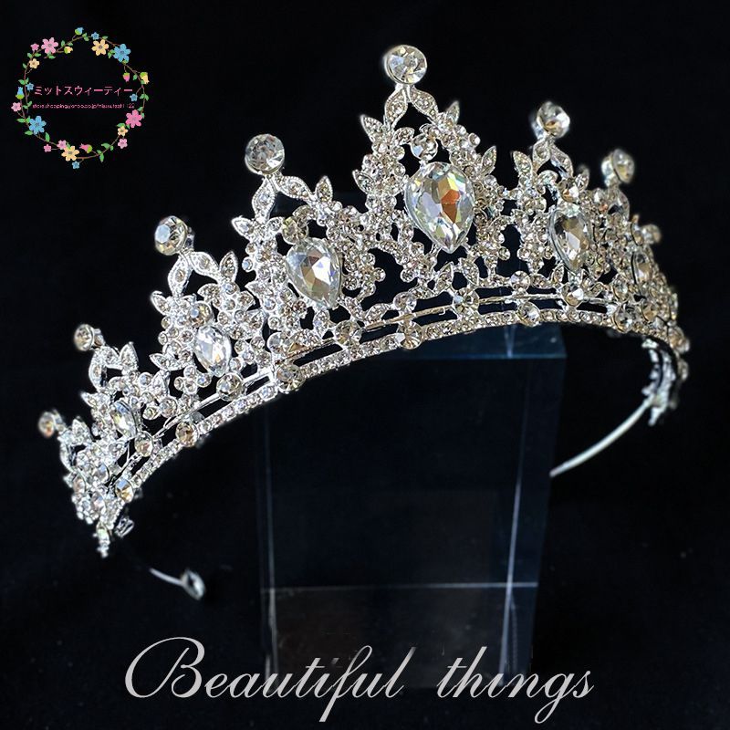  немедленная уплата свадьба Tiara Crown дешевый головной убор .. свадебный украшение для волос party 2 следующий .... невеста свадьба аксессуары для волос стразы 