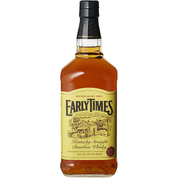 終売品／美品／アーリータイムズ ２本 B 特級 EARLY TIMES Kentucky Straight Bourbon Whisky 41度 48ml