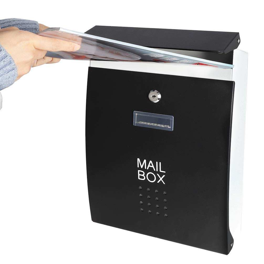 Jssmst(jes коврик ) mail box почтовый ящик post Северная Европа способ орнамент закрытие ключом тип большая вместимость вход HPB005- чёрный ( черный )