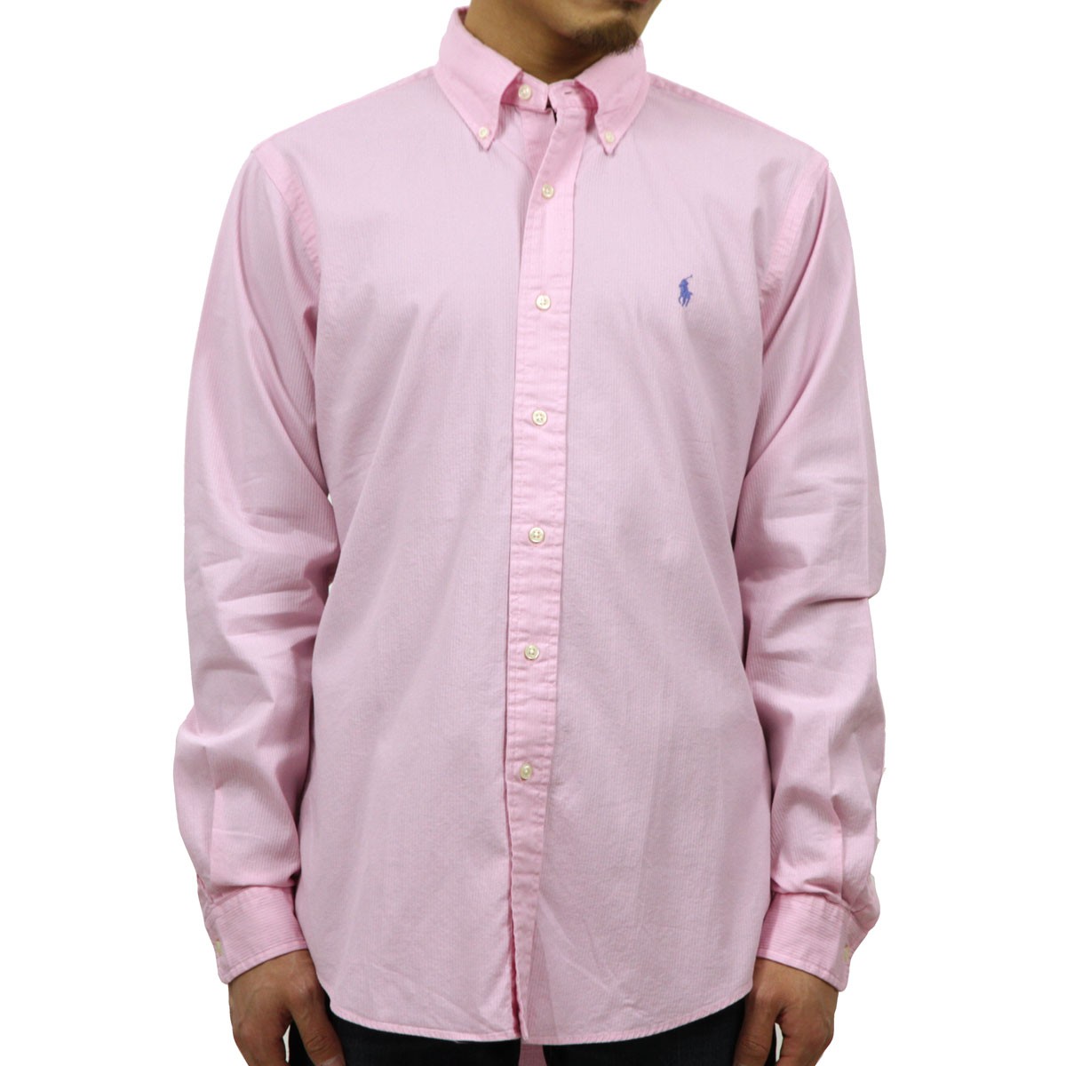 ポロ ラルフローレン メンズ Polo Ralph Lauren 正規品 長袖ボタンダウンシャツ Seersucker L 父の日 ギフト プレゼント ラッピング無料 インポートセレクトショップ Mixon 通販 Yahoo ショッピング