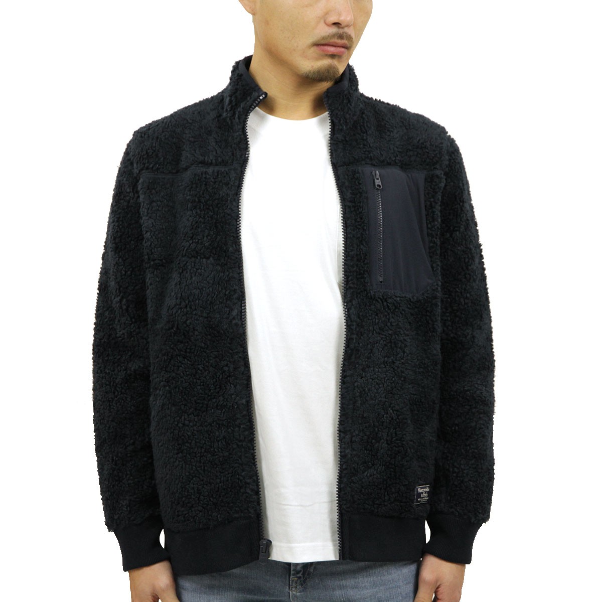 アバクロ ジャケット メンズ 正規品 Abercrombie Fitch アウター シェルパフリース Sherpa Full Zip Jacket 122 232 0860 0 インポートセレクトショップ Mixon 通販 Yahoo ショッピング