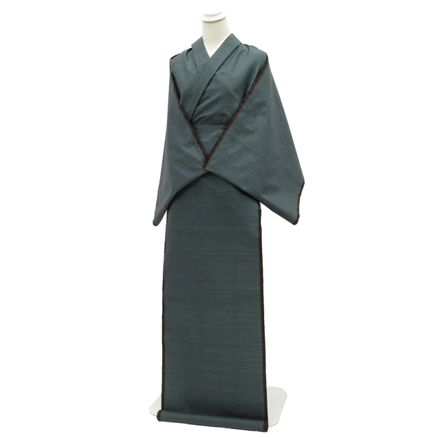  подлинный Ooshima эпонж мужской для мужчин и женщин ткань грязь окраска подпалина чай земля .. цвет маленький . широкий ширина ширина 40cm casual кимоно перо тканый упрощенный новый старый товар ....sb14069