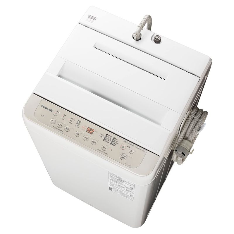 Panasonic 全自動洗濯機 Fシリーズ NA-F6PB1-C （エクリュベージュ） 洗濯機本体の商品画像
