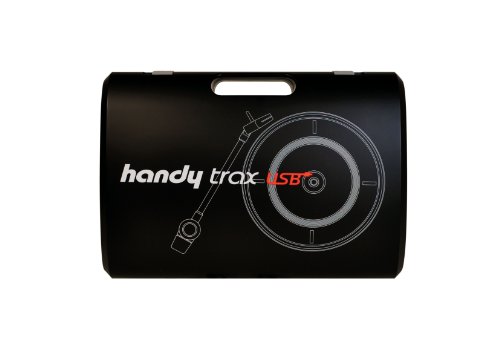 Vestax portable turntable handytrax USB BLACK black USB output function / recording soft attaching speaker built-in 
