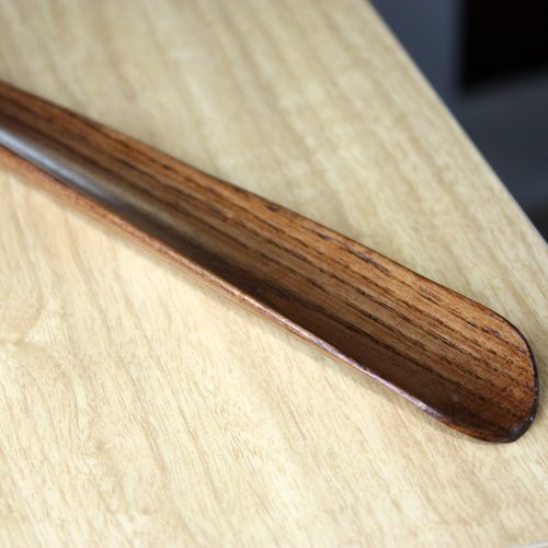  shoehorn natural tree made shoehorn long 75cm lacquer coating stylish shoes bela shoes .. simple Brown wood Mother's Day Father's day . birthday new building festival marriage festival .