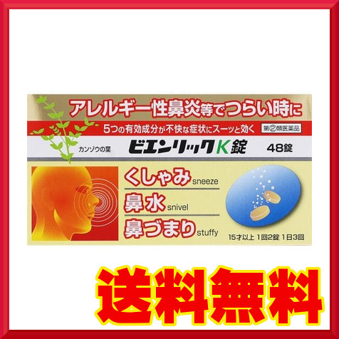 米田薬品 米田薬品 ビエンリックK錠 48錠×1個 鼻炎薬の商品画像
