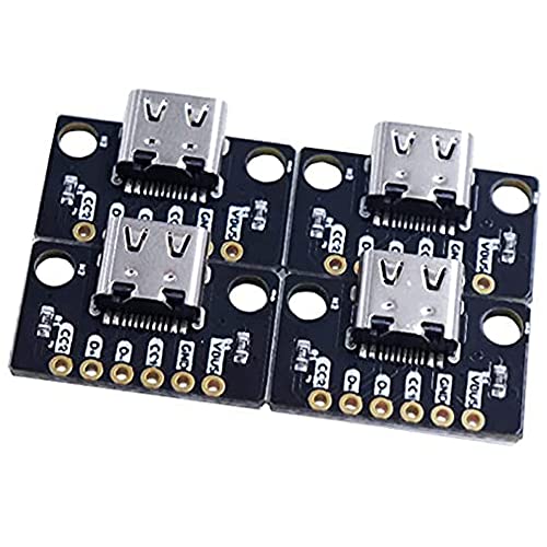 Treedix 4 шт PCB изменение панель USB Type-C 6 булавка женский коннектор break наружный панель зарядка порт 