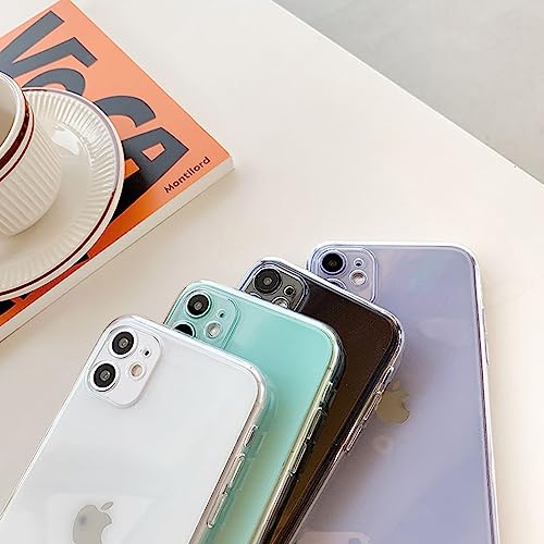 iphone13 обращение soft ракушка кейс столкновение предотвращение покрытие бизнес повседневный для полный край прозрачный чёрный белый из выбор возможно ( прозрачный белый )