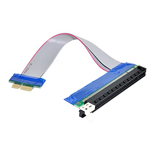 ChenYang PCI-E Express 1x from 16x enhancing Flex cable extension converter riser card adaptor 20cm