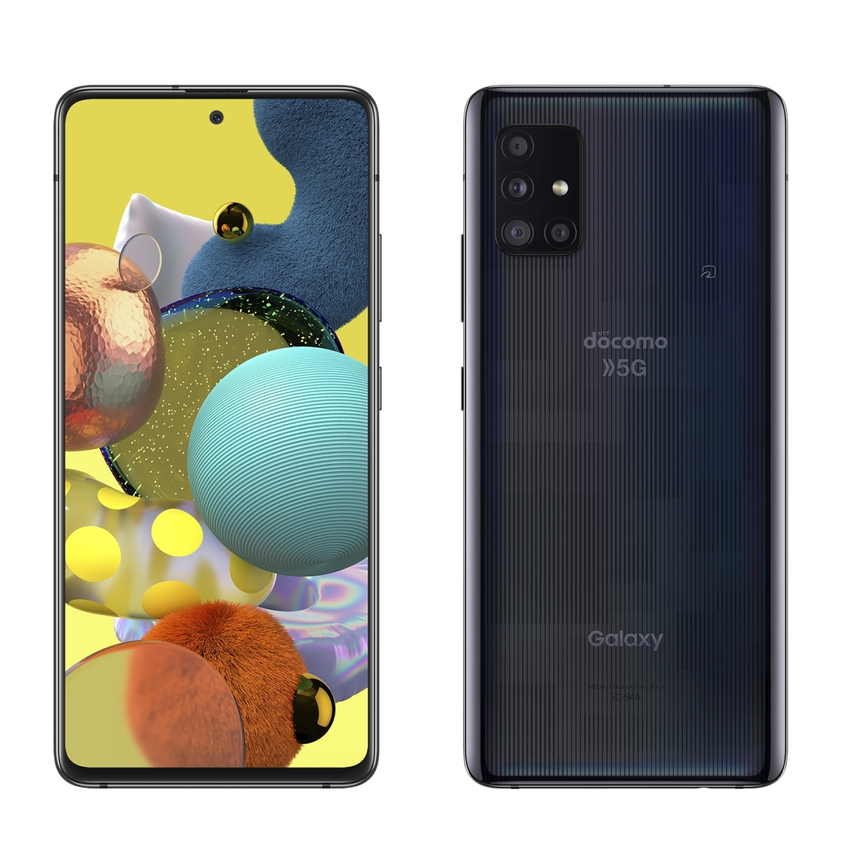 SAMSUNG Galaxy A51 5G SC-54A 6.5インチ メモリー6GB ストレージ128GB プリズムブリックス ブラック ドコモ  Galaxy Galaxy A アンドロイドスマートフォン