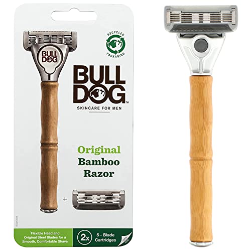 bru dog Bulldog 5 sheets blade original bamboo holder water . strong bamboo made steering wheel razor 2ko attaching man kami sleigh holder ( 1 pcs ), razor 2ko attaching ( inside 1