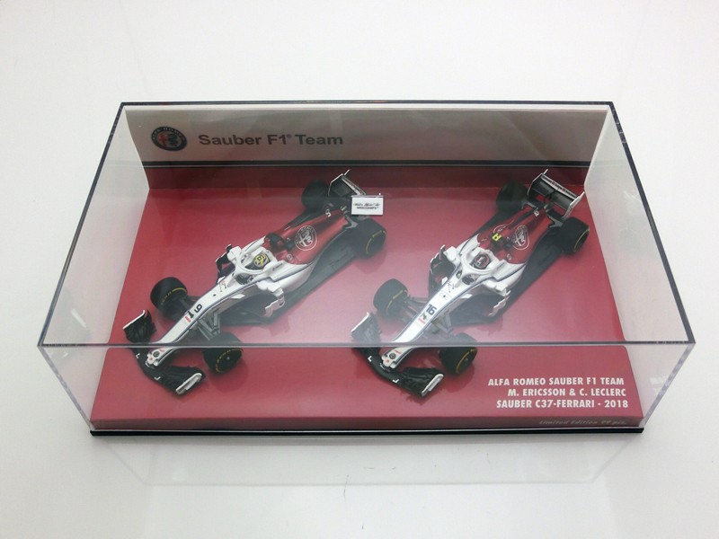 ミニチャンプス Alfa Romeo Sauber F1 Team M.Ericsson ＆ C.Leclerc