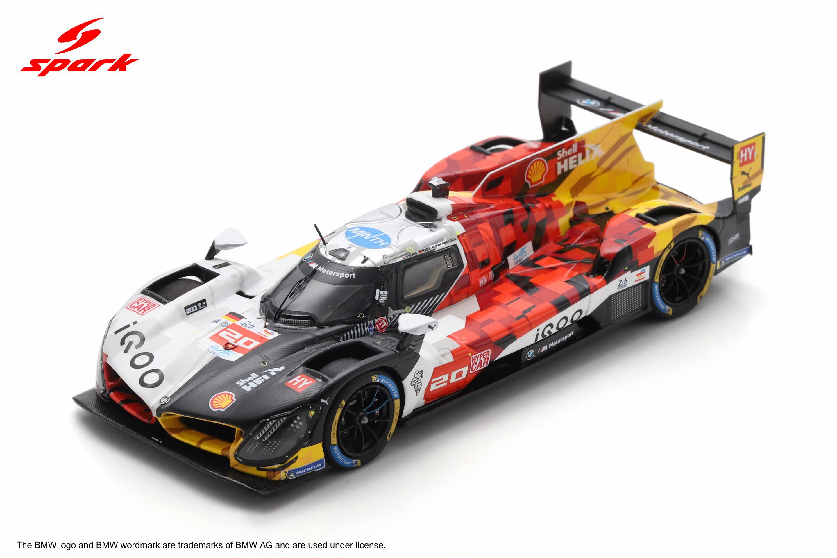 スパークモデル BMW M Hybrid V8 No.20 BMW M TEAM WRT Le Mans 24H