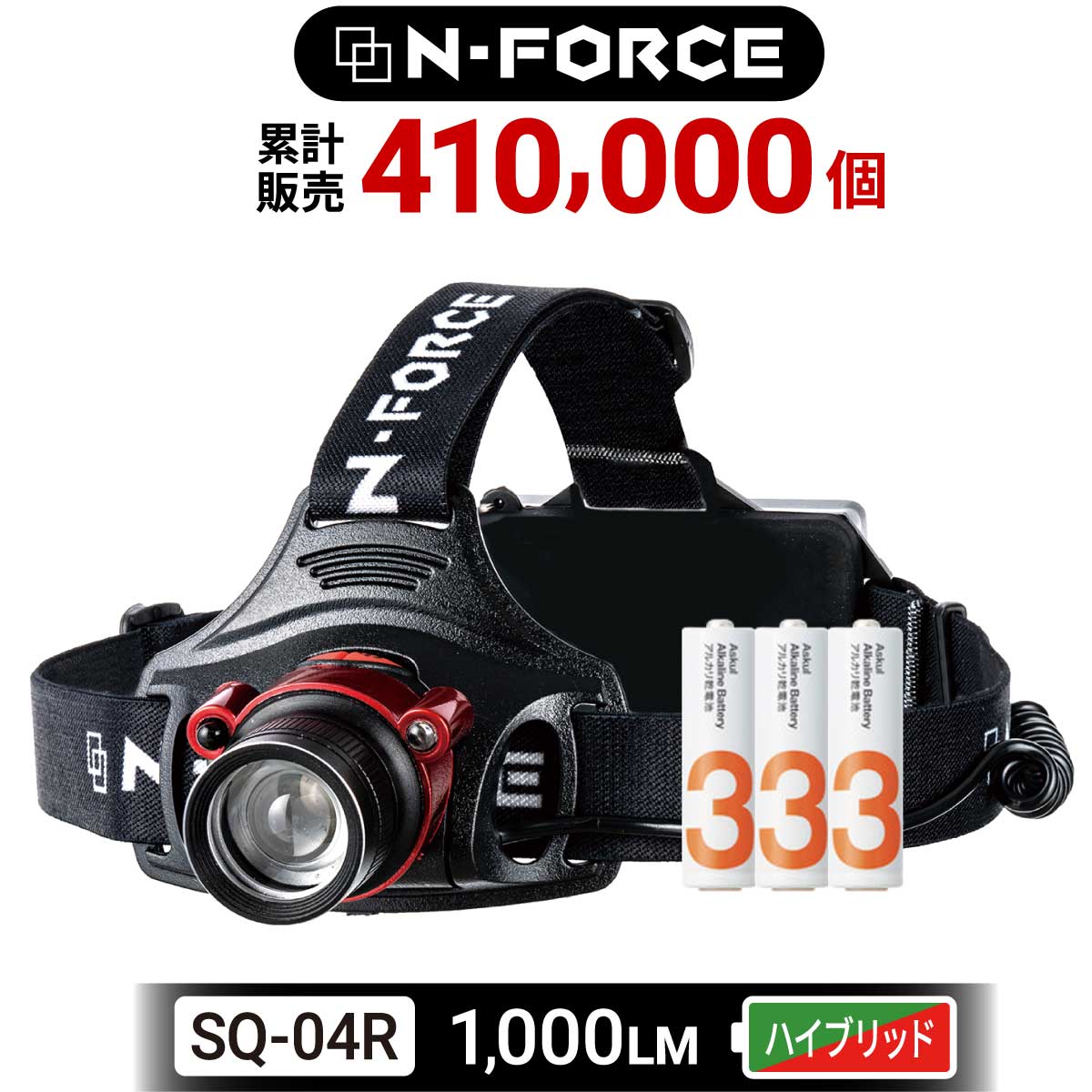 N-FORCE LEDヘッドライト SQ-04Rの商品画像