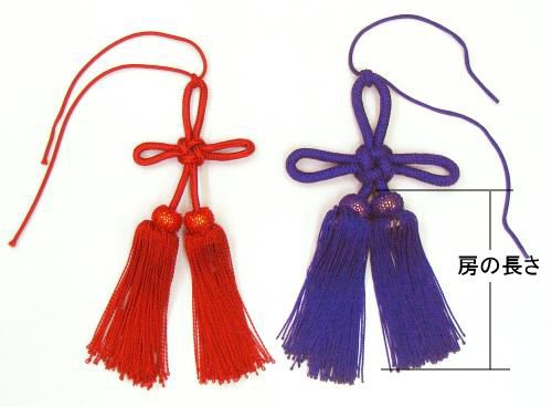  curtain .3 size (9cm) red color * purple color [ mail service correspondence ]
