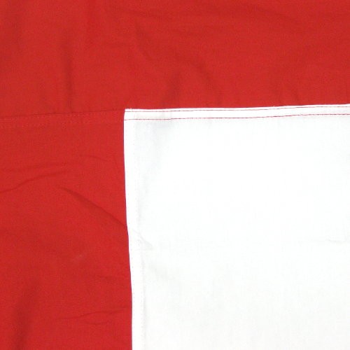  red-white curtain cotton 180cmX9m(5 interval )