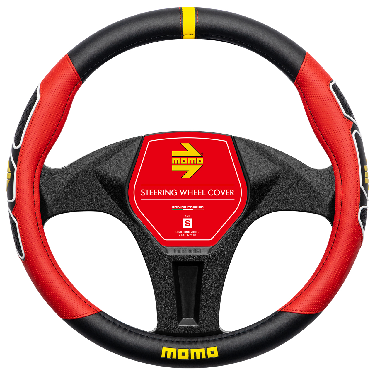 MOMO MOMO モモ FULL SPEED 328D 90mm DEEP BKレザー/BKスポーク