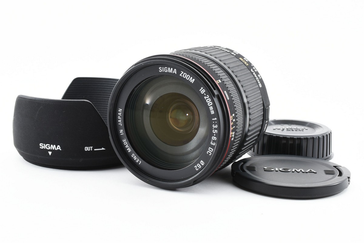 SIGMA シグマ 18-200mm F3.5-6.3 DC キヤノン用 交換レンズ - 最安値