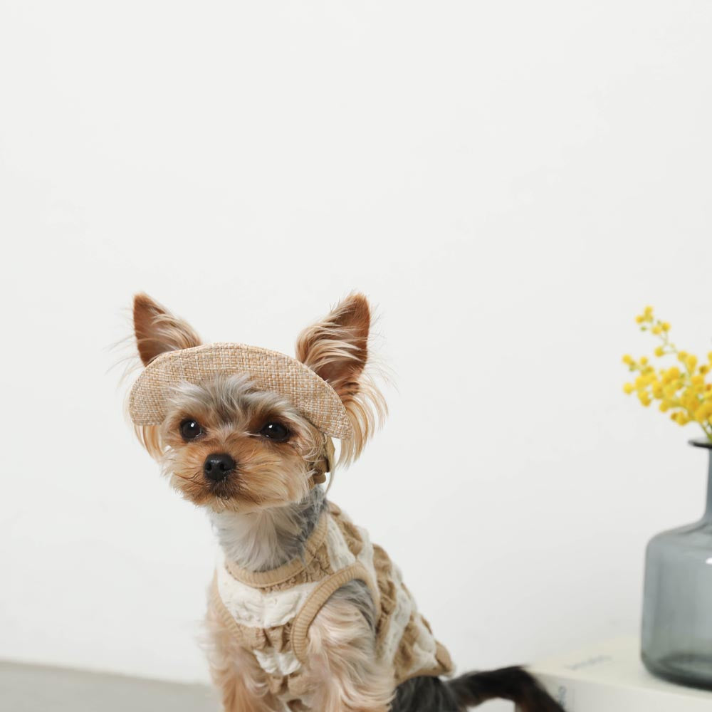 [LINE addition 14%OFF coupon ] moncherimonsheli dog accessory hat lovely stylish popular brand toy poodle chihuahua small size dog medium sized dog 