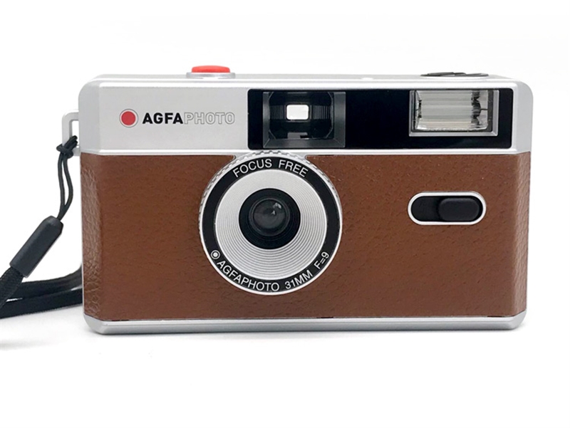  film camera AGFA UGG fa film camera retro easy light weight recommendation compact recommended beginner 35mm camera Brown 
