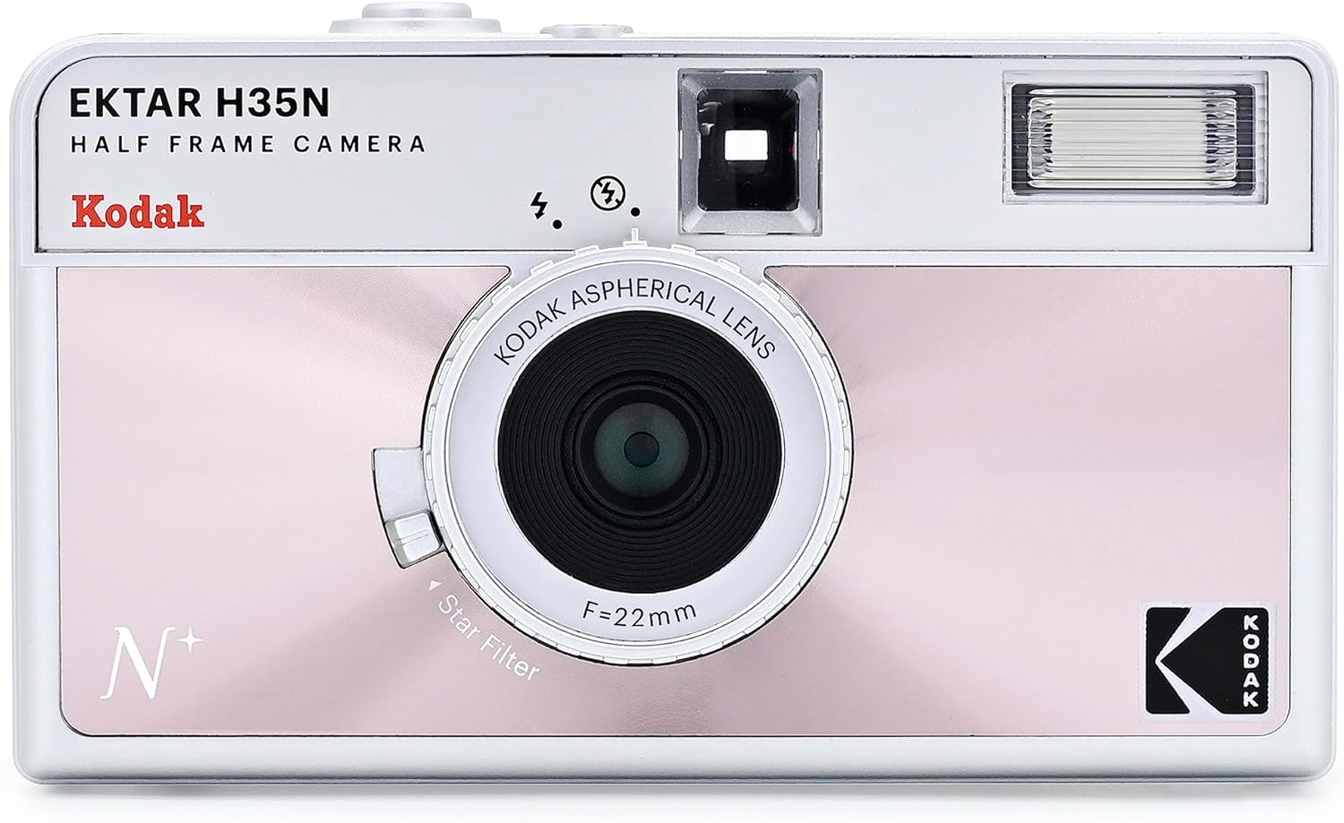  пленочный фотоаппарат Kodakko Duck половина камера retro простой легкий 35mm камера EKTAR H35N серый zdo розовый цвет плёнка щелочь батарейка комплект 