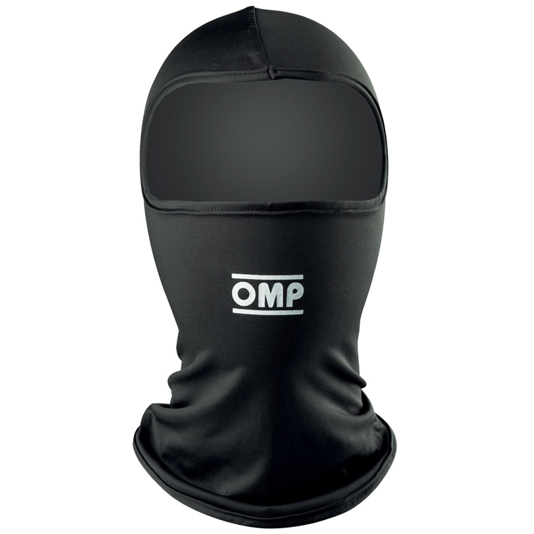 OMP face mask polyester black 1 hole racing cart * mileage . for (KK03027071)