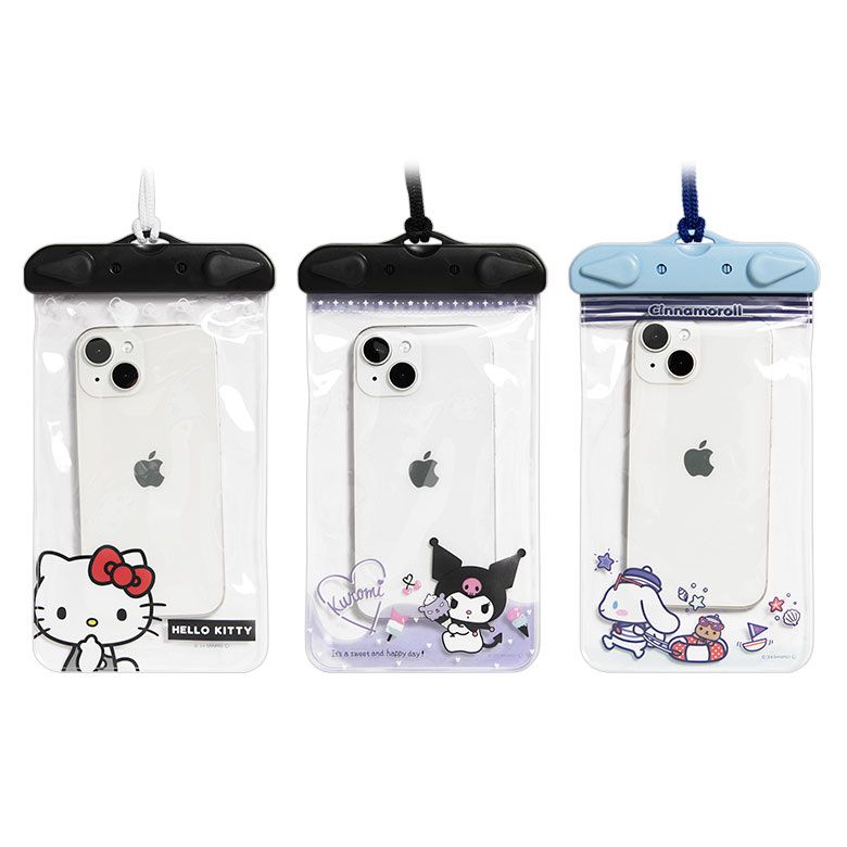  смартфон кейс водонепроницаемый кейс смартфон сумка герой Sanrio герой zIPX6 iPhone android мелкие вещи смартфон покрытие ремешок 