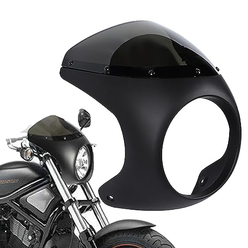  мотоцикл Cafe Racer передний обтекатель Rocket бикини универсальный ( грязь черный / тонированные стекла )
