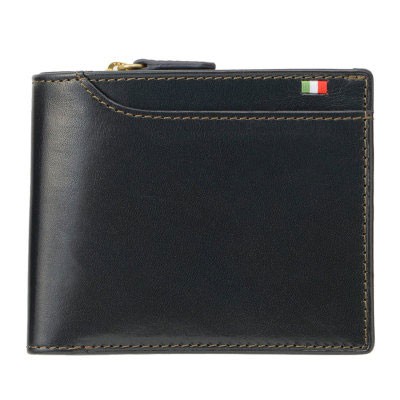 Bespoke ミラグロ タンポナートレザー 23ポケット 2つ折り財布 CA-S-572（ネイビー） MILAGRO メンズ二つ折り財布の商品画像