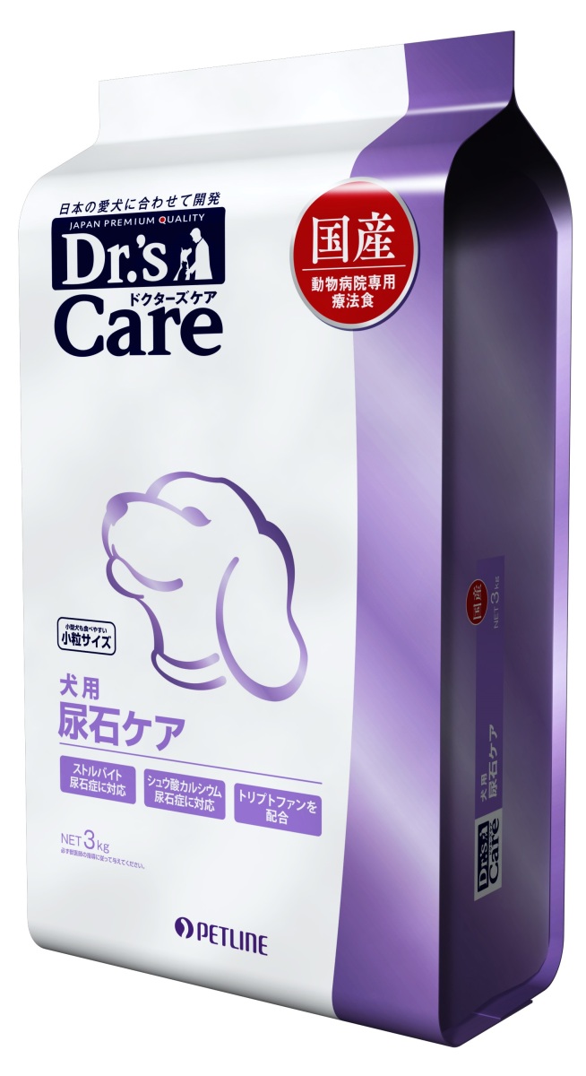 ペットライン ドクターズケア 犬用 尿石ケア 3kg×1個 ドッグフード