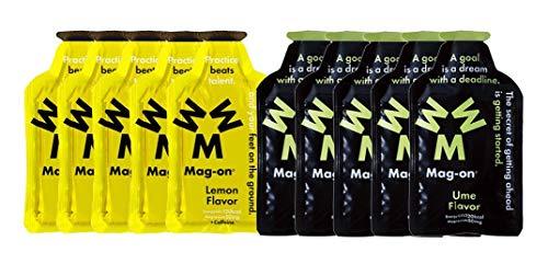 Mag-on ( mug on ) Energie gel ume( plum ) 5 piece new taste lemon 5 piece total 10 piece set 