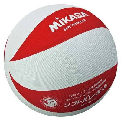 MIKASA（スポーツ） ソフトバレーボール MS-M78-WR （ホワイト/レッド） バレーボールの商品画像