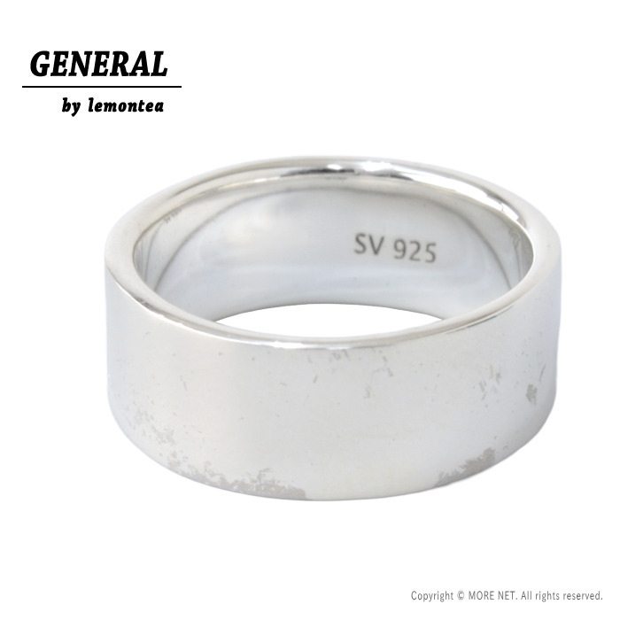 jenelarubai лимон чай General by Lemontea 925 серебряный простой кольцо GEN-007 мужской сделано в Японии 18-20 номер 2025 весна лето 