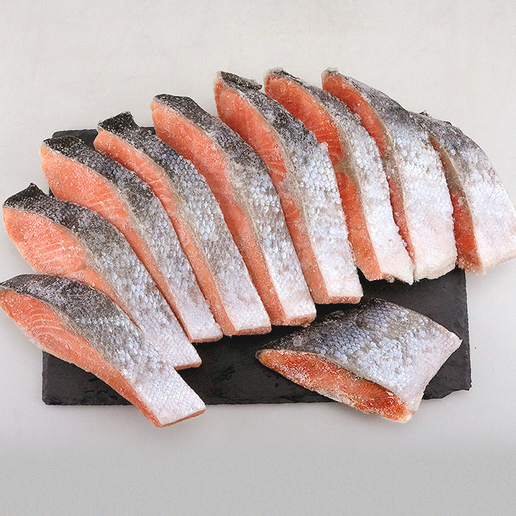  salmon silver salmon thickness cut .1kg 10 torn heating for .. fine quality beautiful hand cut . Chile production gift your order gourmet food seafood gift new life support Mother's Day free shipping 