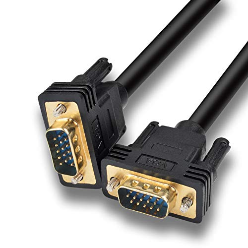 LUONOCAN display cable VGA cable D-Sub 15pin male -D-Sub 15pin male 1080P gilding connector tis