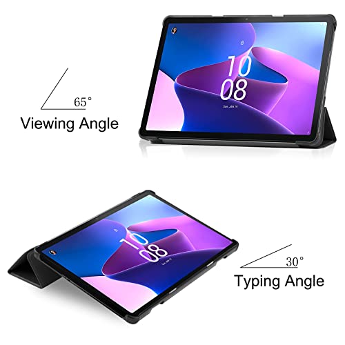 For Lenovo Tab B10 (3rd Gen) 10.1 дюймовый кейс планшет три складывать подставка высококлассный PU кожа ударопрочный царапина присоединение предотвращение 