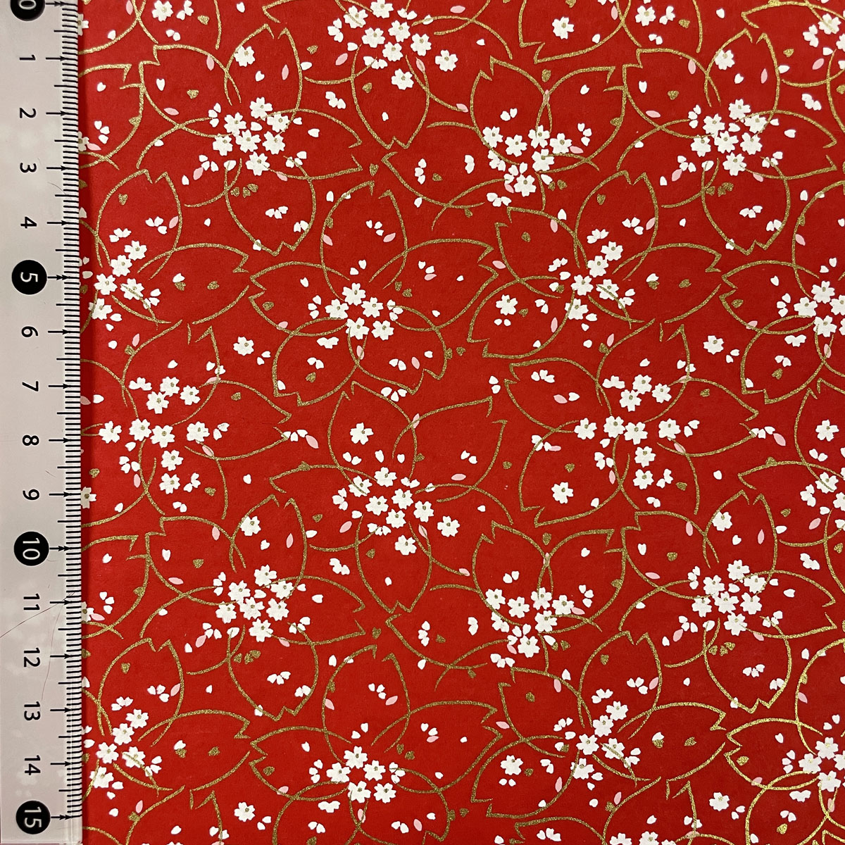  блестящий ... японская бумага большой Sakura . маленький Sakura красный . штамп большой размер примерно 63x93cm цветная бумага 