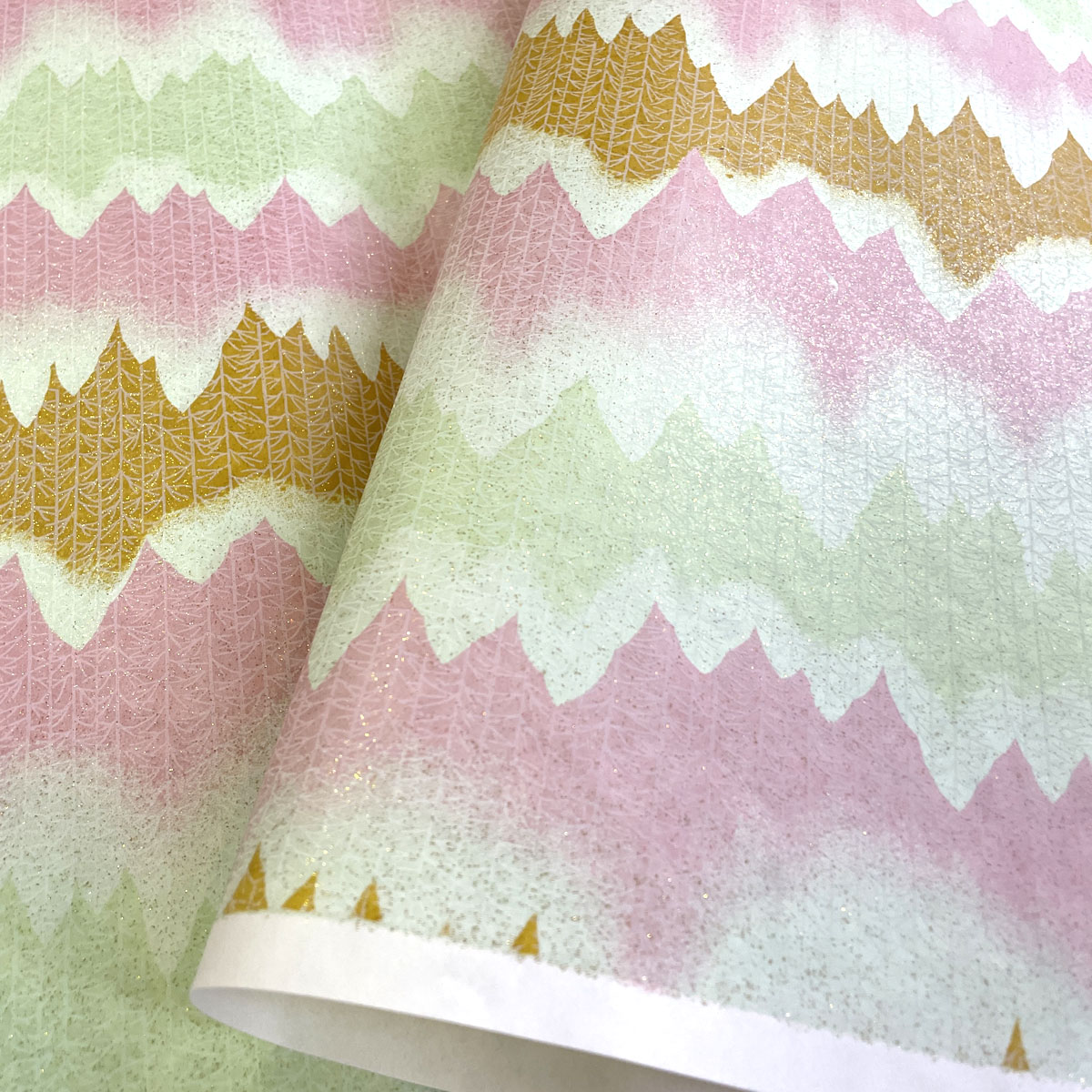  блестящий ... бумага ламе . светится лезвие пилы узор розовый .. зеленый чай цвет большой размер . штамп примерно 63x93cm цветная бумага 