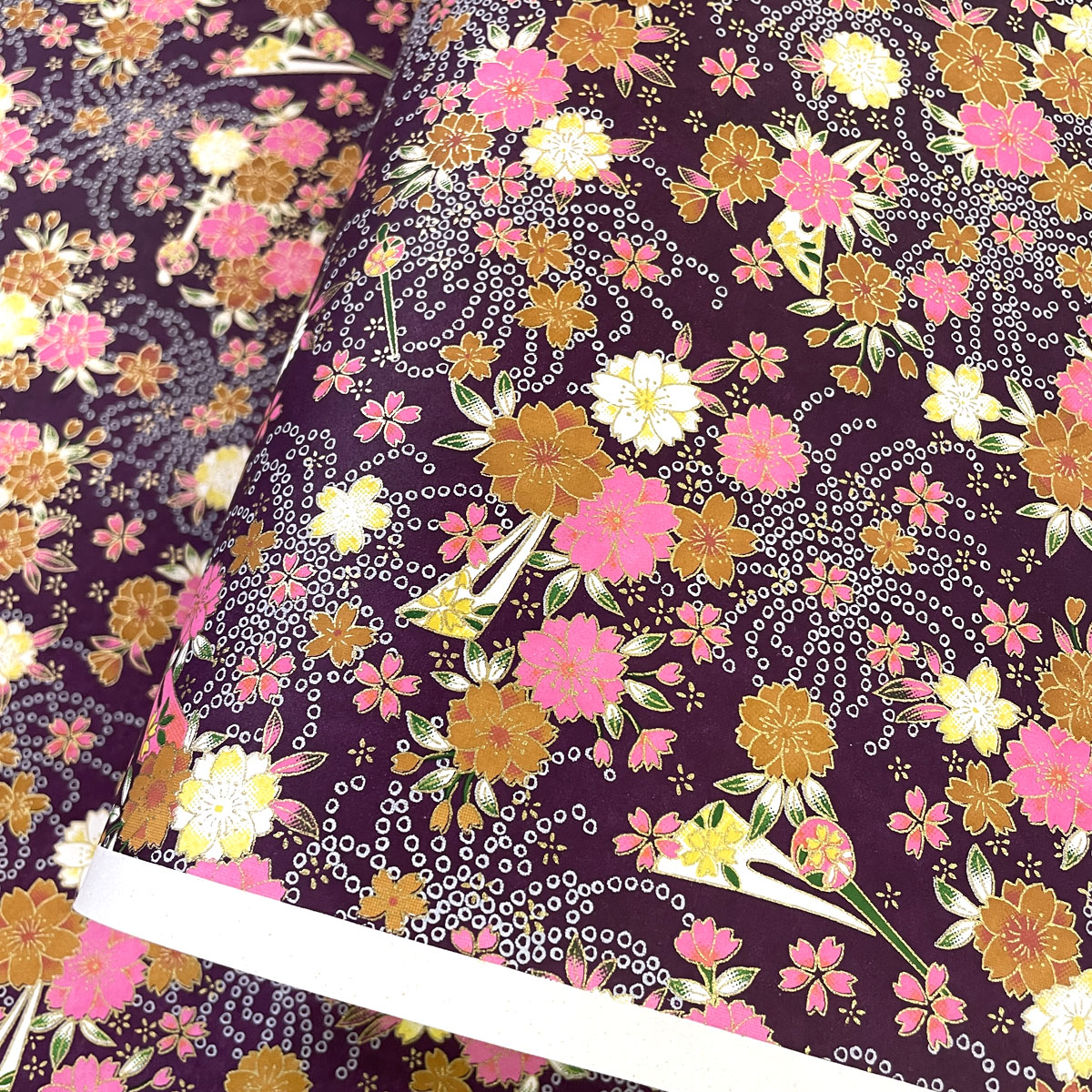  блестящий ... японская бумага блестящий Sakura . декоративная шпилька фиолетовый . штамп большой размер примерно 63x93cm цветная бумага 