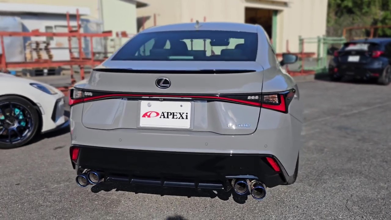 APEXi apex muffler N1 evolution EXTREME LEXUS Lexus IS500 5BA-USE30 22/8~(164-T011J)| N1 Evolution Extreme vehicle inspection correspondence 