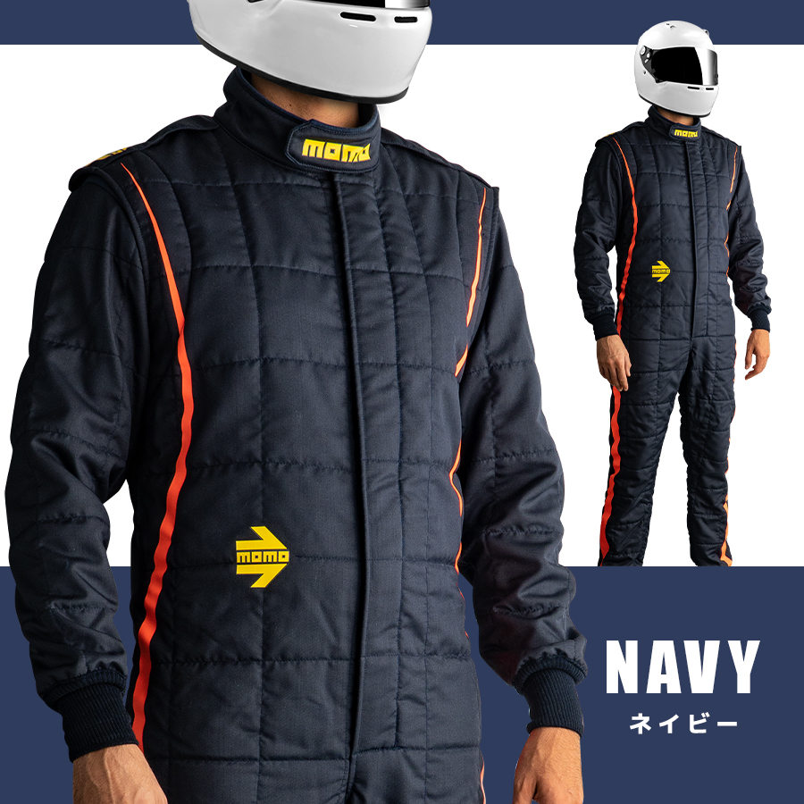 MOMO racing suit PRO LITE | Momo rare -z "Pro Light" circuit FIA8856-2018 official recognition red / navy / white NOMEX 3re year Italy made 