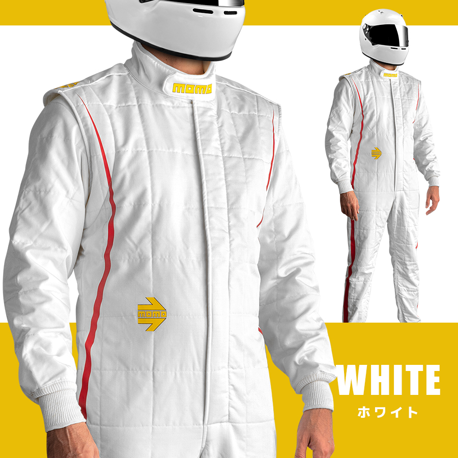 MOMO racing suit PRO LITE | Momo rare -z "Pro Light" circuit FIA8856-2018 official recognition red / navy / white NOMEX 3re year Italy made 